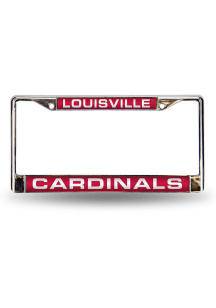 Louisville Cardinals Red Laser License Frame