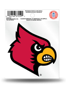 Louisville Cardinals Small Auto Static Cling
