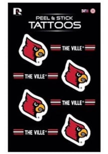 Louisville Cardinals Vertical Tattoo
