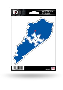 Kentucky Wildcats Home State Auto Decal - Blue