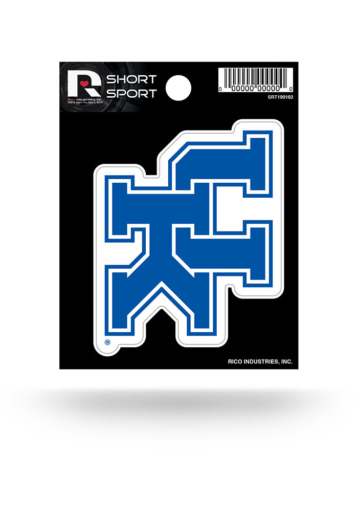 Kentucky Wildcats Short Sport Auto Decal - Blue