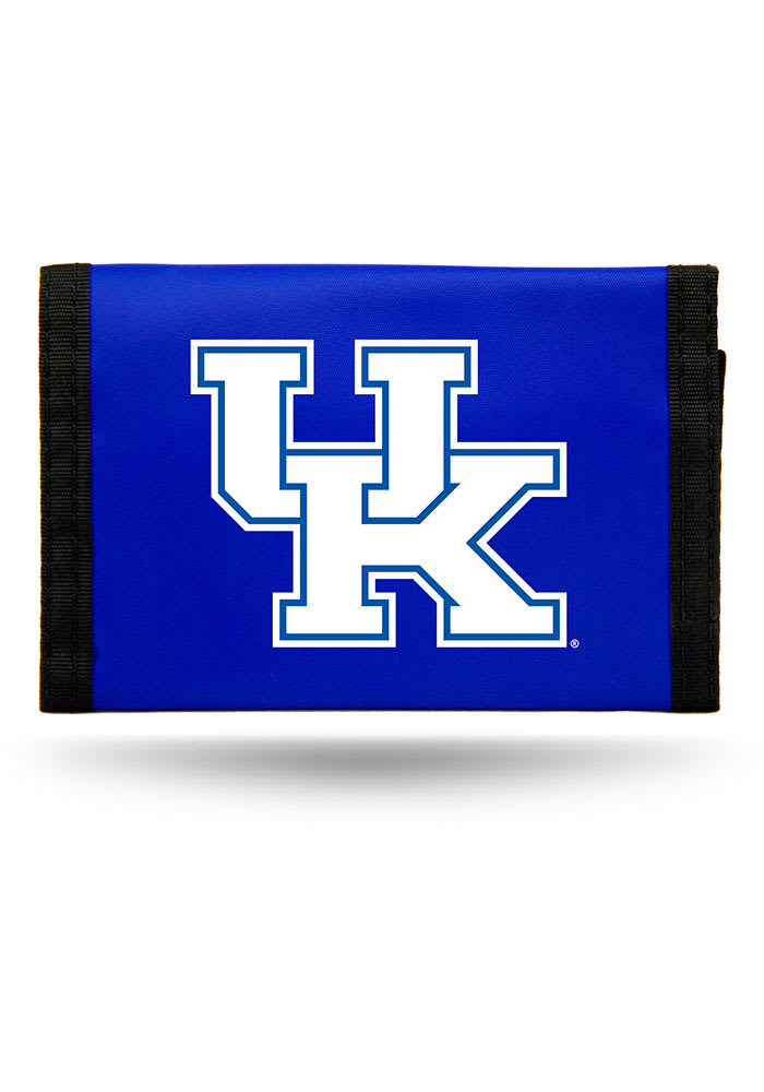 Kentucky Wildcats Laser Engraved Black Trifold Wallet