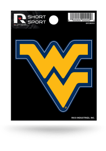 West Virginia Mountaineers Sports Auto Decal - Navy Blue
