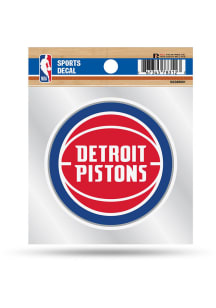 Detroit Pistons 4x4 Retro Auto Decal - Blue