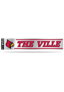 Louisville Cardinals Tailgate Auto Decal - Red