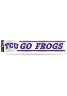 TCU Horned Frogs Tailgate Auto Decal - Purple