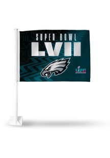 Philadelphia Eagles 2022 SB Bound Car Flag - Green