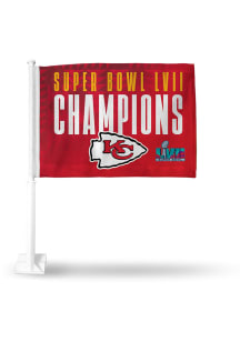 Kansas City Chiefs 2022 SB Champs Double Sided Car Flag - Red