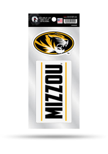 Missouri Tigers Double Up Auto Decal - Gold