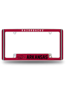 Arkansas Razorbacks All Over Chrome License Frame
