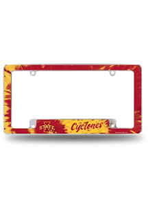 Iowa State Cyclones All Over Chrome License Frame