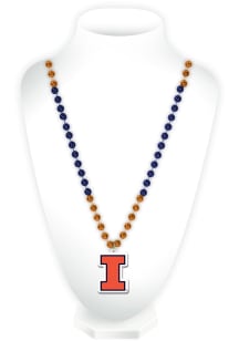 Orange Illinois Fighting Illini Medallion Spirit Necklace