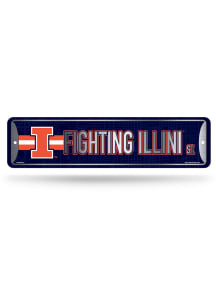 Illinois Fighting Illini Metal Sign