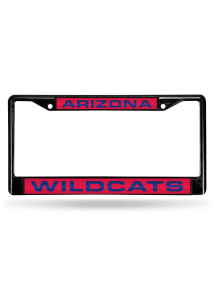 Arizona Wildcats Black Chrome License Frame
