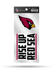 Arizona Cardinals Double Die Cut Auto Decal - Red