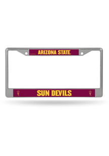 Arizona State Sun Devils Chrome License Frame
