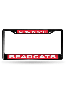 Cincinnati Bearcats Black Chrome License Frame