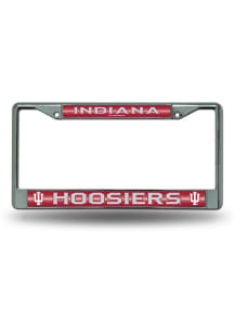 Indiana Hoosiers Bling Chrome License Frame