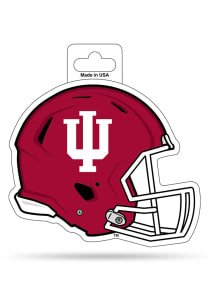 Indiana Hoosiers Die Cut Helmet Auto Decal - Crimson