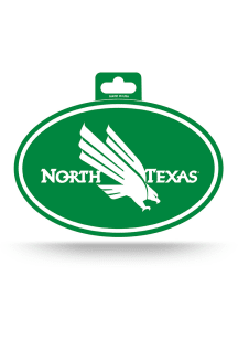 North Texas Mean Green Euro Auto Decal - Green