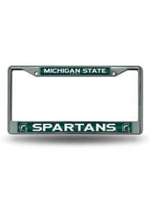 Michigan State Spartans Bling Chrome License Frame