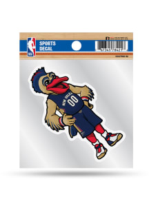 New Orleans Pelicans Mascot Auto Decal - Navy Blue