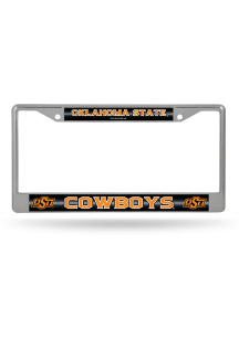 Oklahoma State Cowboys Bling Chrome License Frame