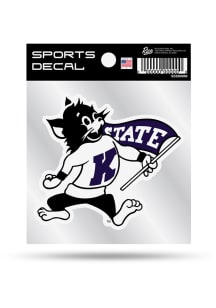 K-State Wildcats 4x4 Auto Decal - Purple