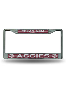 Texas A&amp;M Aggies Bling Chrome License Frame