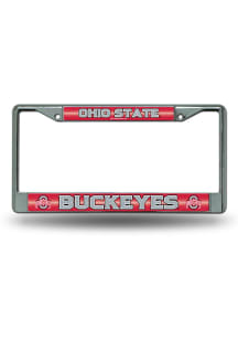 Ohio State Buckeyes Bling Chrome License Frame
