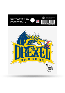 Drexel Dragons 5x7 Vinyl Die Cut Auto Decal - Navy Blue