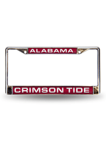 Alabama Crimson Tide Chrome License Frame