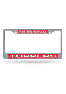 Western Kentucky Hilltoppers Chrome License Frame