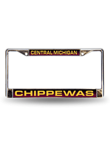 Central Michigan Chippewas Chrome License Frame
