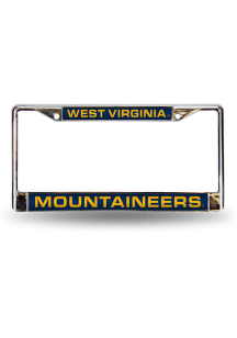 West Virginia Mountaineers Chrome License Frame