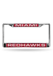 Miami RedHawks Chrome License Frame