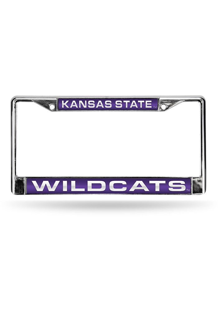 K-State Wildcats Chrome License Frame