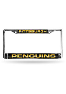 Pittsburgh Penguins Chrome License Frame