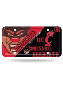 Cincinnati Bearcats Metal Car Accessory License Plate