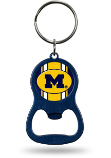 Michigan Wolverines Colored Bottle Opener Keychain