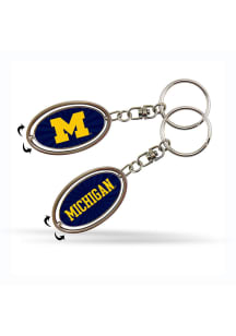 Michigan Wolverines Spinner Keychain