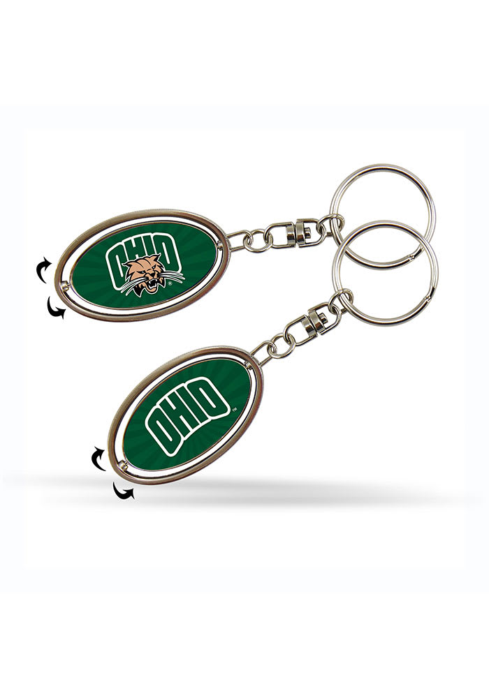 Ohio Bobcats Spinner Keychain