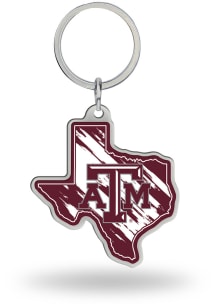 Texas A&amp;M Aggies State Shape Keychain