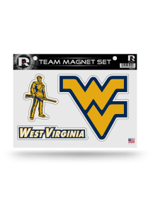 West Virginia Mountaineers 3pc Magnet