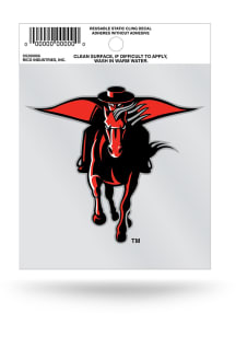 Texas Tech Red Raiders Mascot Auto Decal - Red