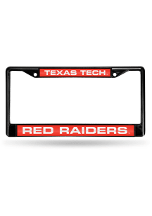 Texas Tech Red Raiders Black Laser License Frame