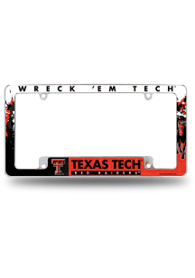 Texas Tech Red Raiders All Over License Frame