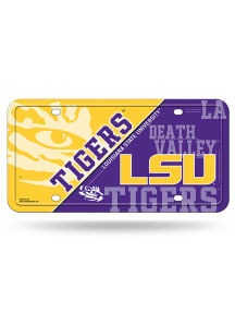 LSU Tigers Metal Car Accessory License Plate