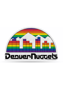 Denver Nuggets Retro Shape Cut Pennant - White