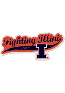 Illinois Fighting Illini Distressed Pennant